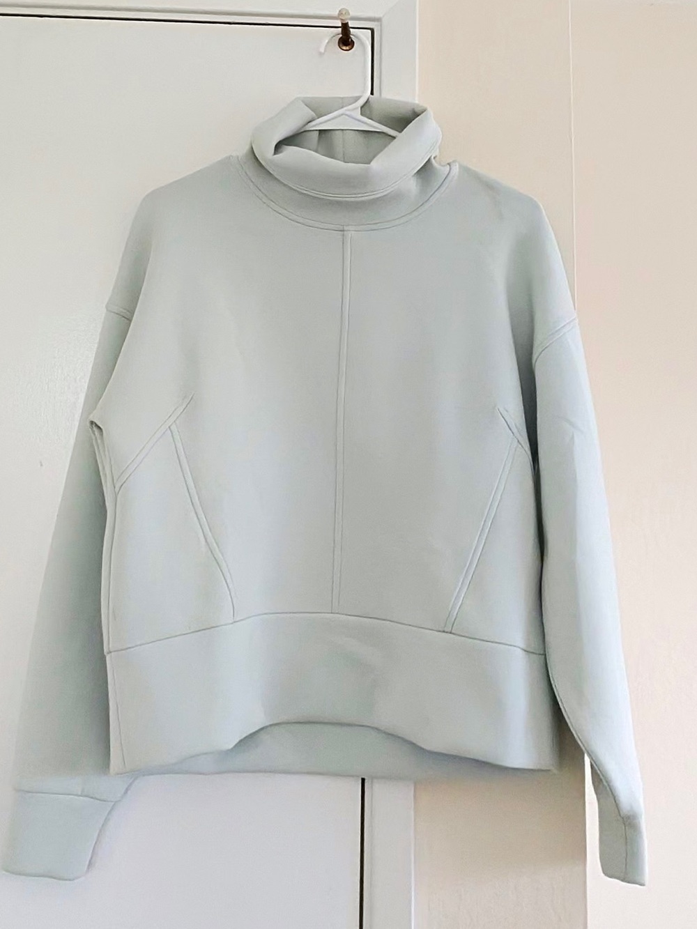 Women's Calia High Neck Pullover Sweatshirt - mint